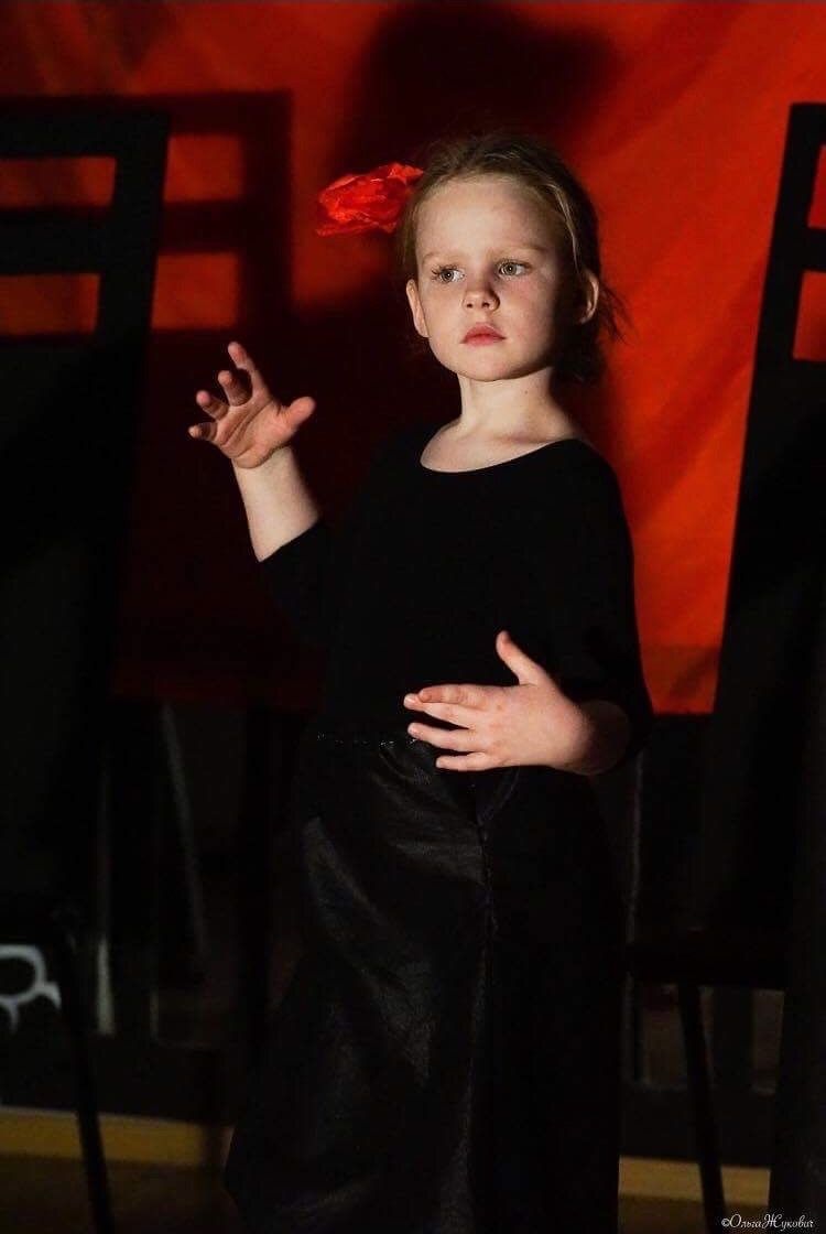 Katerina on stage